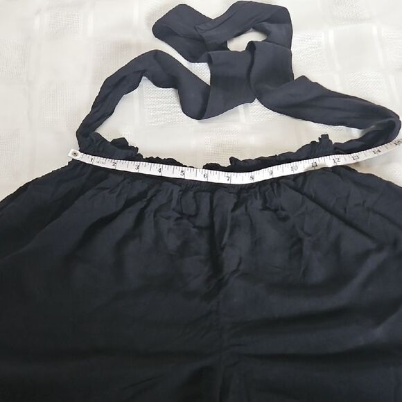 Shosho Black Skorts with Flowing Design - Picture 7 of 16